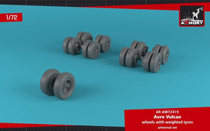 Armory Models AW72419 AVRO Vulcan wheels w/ weighted tires 1/72 – imagen 2