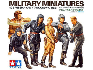 Tamiya 35214 Russian Army Tank Crew at Rest 1/35