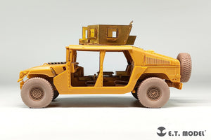 E.T. Model P35-173 Modern USA M1114 Humvee Sagged Wheels (For BRONCO Kit) 1/35