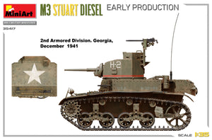 MiniArt 35417 M3 Stuart Diesel Early Production 1/35 – imagen 3
