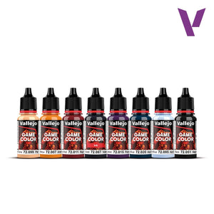 Vallejo 72194 Purple Dragons - Game Color Set - Fantasy Color Series 8x18ml