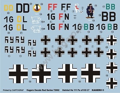 Kagero KD72002 Heinkel He 111 Ps of KG 27 1/72 – Bild 2