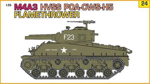 Cyber Hobby 9124 M4A3 HVSS POA-CWS-H5 1/35