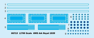 Trumpeter 06713 HMS Ark Royal 1939 1/700 – immagine 3