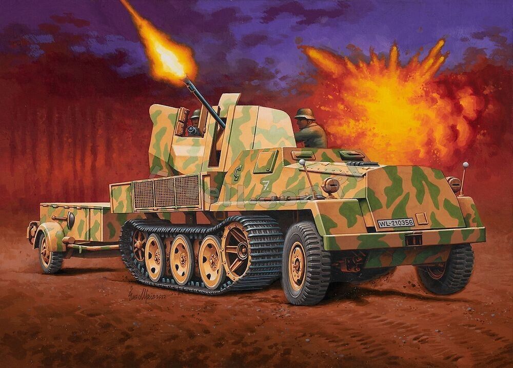 Revell 63293 sWS with Flak 43 and Sd.Ah. 58 Ammo Trailer Model Set 1/72 – imagen 3