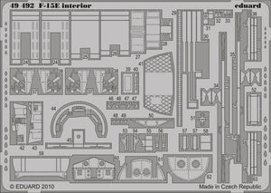 Eduard 49492 F-15E interior S. A. 1/48 Academy