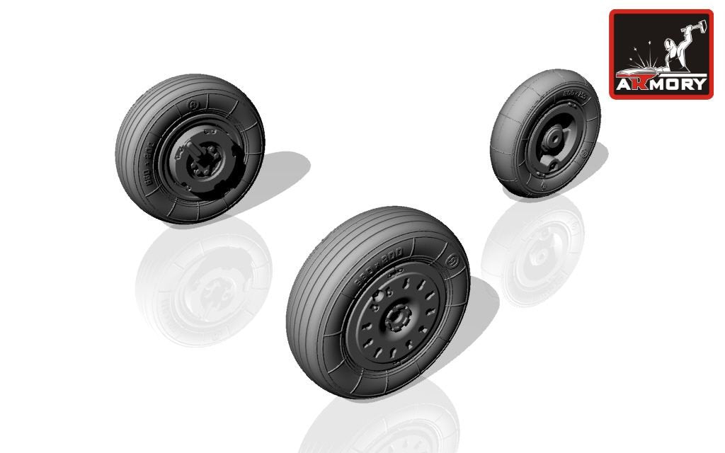 Armory Models AW72022 Yakovlev Yak-38 Forger wheels 1/72 – Bild 3