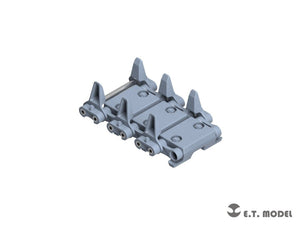 E.T. Model P35-039 WWII US ARMY M3/M5 Stuart Light Tank T36E6 Workable Track ( 3D Printed ) 1/35 – immagine 2
