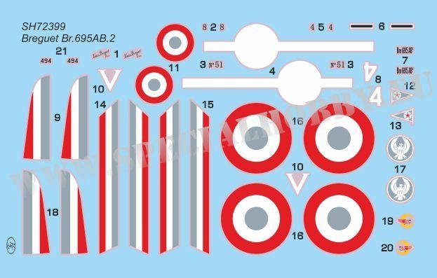 Special Hobby 72399 Breguet Br. 695AB.2 1/72 – Bild 2