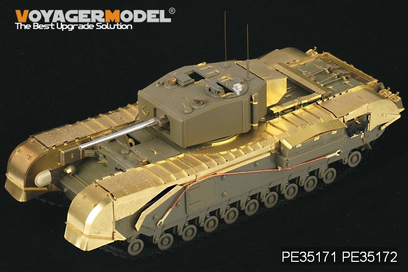 Garde-boues pour char d&amp;#39;infanterie britannique Churchill Mk.III de la Seconde Guerre mondiale, modèle Voyager PE35172, pour AFV CLUB 35153, échelle 1/35 – image 4
