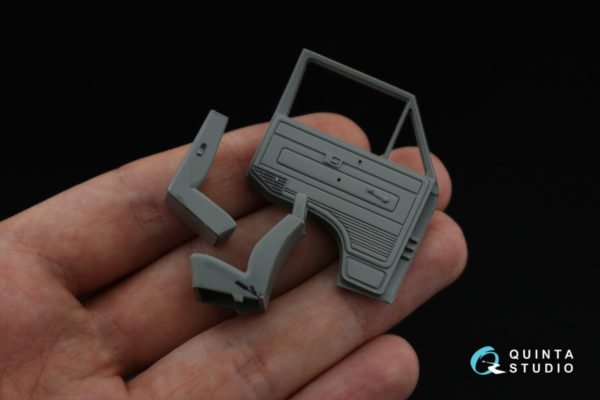 Quinta Studio QD35138 Bundeswehr VW T3 Family 3D-Printed &amp;amp; coloured Interior on decal paper (Takom) 1/35 – Bild 10