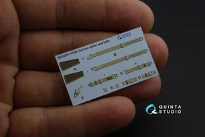 Quinta Studio QD32052 Bf 109E-3 3D-Printed &amp;amp; coloured Interior on decal paper (for Cyber-hobby/Dragon kit) 1/32 – Bild 2