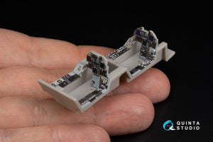 Quinta Studio QD48346 FA-18D early 3D-Printed &amp;amp; coloured Interior on decal paper (Hasegawa) 1/48 – immagine 7