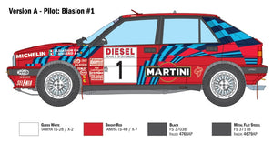Italeri 4712 Lancia Delta HF Integrale Sanremo 1989 1/12 – Bild 8