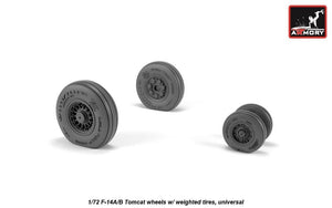 Armory Models AW72331 F-14A/B Tomcat early type wheels w/ weighted tires 1/72 – immagine 2