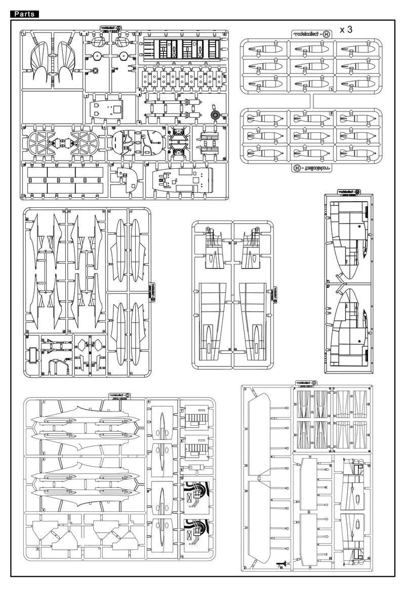 Modelcollect UA72210 B-52G Early Type 1967-1972 in Linebacker II Vietnam war 1/72 – imagen 9