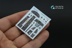 Intérieur imprimé en 3D et coloré sur papier décalcomanie Quinta Studio QD32246 F-104A (Italeri) 1/32 – image 6