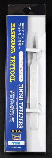 Hasegawa TT101 Finish Tweezers (Trytool Series)
