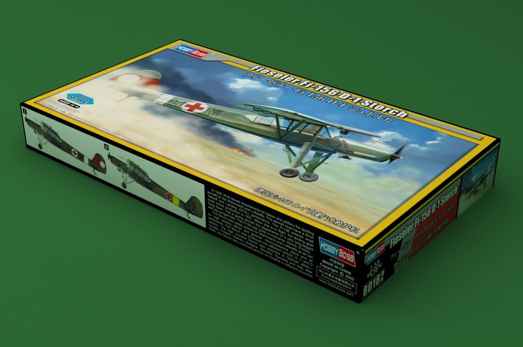 Hobby Boss 80182 German Fi-156 D-1 &amp;quot;White Stork&amp;quot; ambulance 1/35 – zdjęcie 2