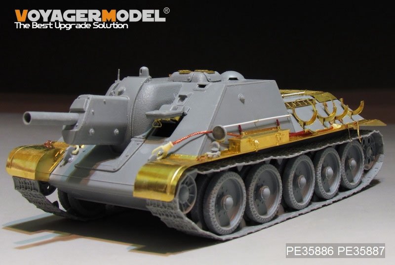 Voyager Model PE35886 WWII Russia SU-122 Basic For MINIART 1/35 – imagen 8