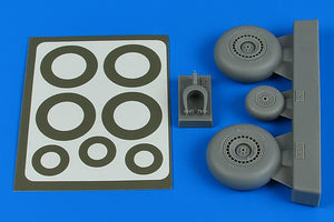 Aires 4806 Do 217N wheels &amp;amp; paint masks - late B 1/48 ICM