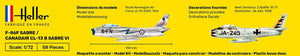 Heller 56277 F-86F SABRE / CANADAIR CL-13 B SABRE VI - Starter Kit 1/72 – immagine 6