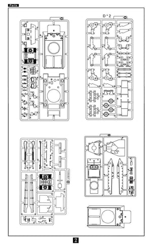 Modelcollect UA72139 Fist of War German WWII E-75 Ausf.Vierfubler Einauge [2 in 1] Janus 1/72 – Bild 3
