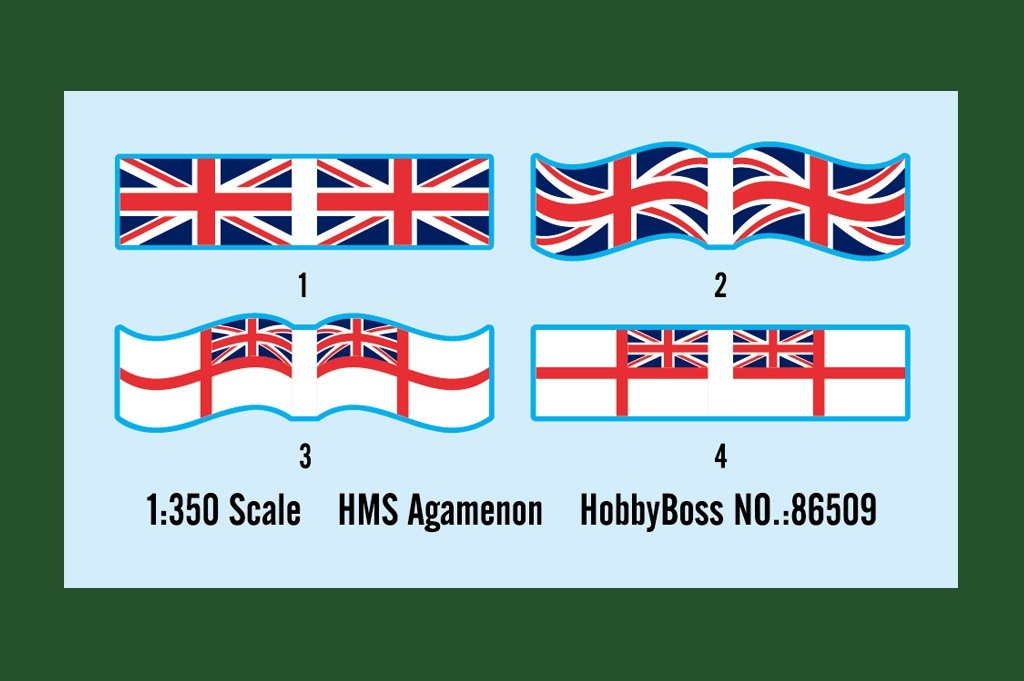Hobby Boss 86509 HMS Agamenon 1/350 – imagen 3