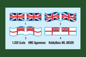 Hobby Boss 86509 HMS Agamenon 1/350 – imagen 3