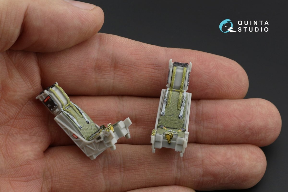 Intérieur imprimé en 3D et coloré sur papier décalcomanie Quinta Studio QD48180 F-14D (Hasegawa) 1/48 – image 6
