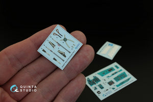 Quinta Studio QD48077 MiG-21PFM 3D-Printed &amp;amp; coloured Interior on decal paper (for Eduard kit) 1/48 – imagen 5