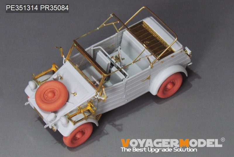 Voyager Model PE351314 WWII German Kubelwagen Type 82 Africa Troop Version Upgrade Set For MENG VS-015 1/35 – imagen 3