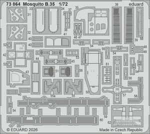 Eduard 73864 Mosquito B.35 for AIRFIX 1/72