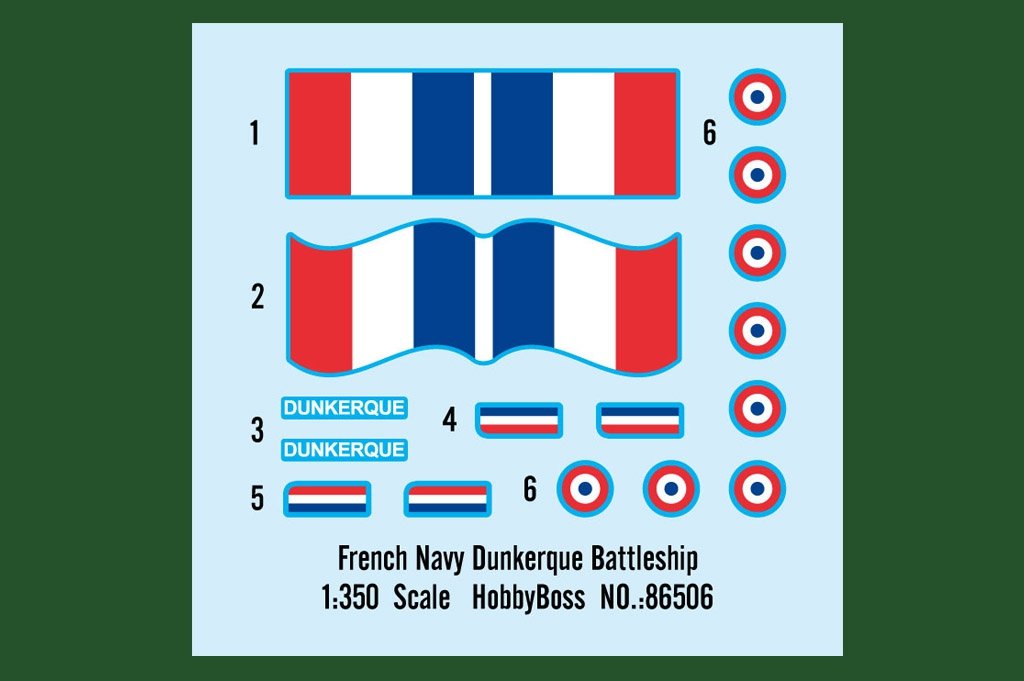 Hobby Boss 86506 Cuirassé Dunkerque de la Marine française, échelle 1/350 – image 3