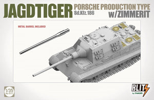 Takom 8012 JAGDTIGER PORSCHE PRODUCTION TYPE Sd.Kfz.186 w/ZIMMERIT 1/35 – imagen 7