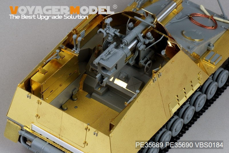 Voyager modèle PE35689 seconde guerre mondiale allemand Sd.Kfz.164 Nashorn pour DRAGON 6387/6165/6166/6314 1/35 – image 29