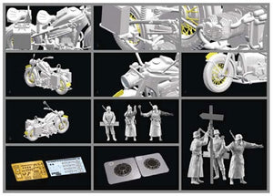 Great Wall Hobby L3524 WWII German Zundapp KS750 /w Feldgendarmerie 1942 1/35 – imagen 2