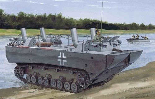 Dragon 6625 Panzerfahre Gepanzerte Landwasserschlepper (Prototype nr.1) 1/35