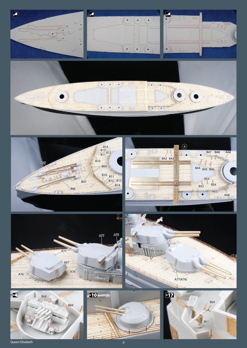 MK1 Design MD-35026 Queen Elizabeth DX Pack 1/350 – imagen 6