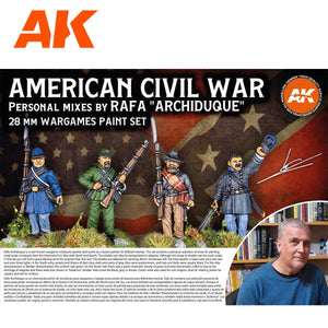 AK Interactive AK11764 SIGNATURE SET – REAF “ARCHIDUQUE” – SPECIAL 28MM AMERICAN CIVIL WAR PAINT SET 18x17 ml – image 4