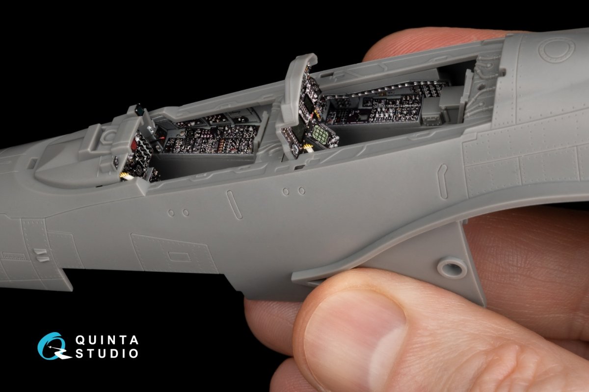 Quinta Studio QD48341 F-4G early 3D-Printed &amp;amp; coloured Interior on decal paper (Meng) 1/48 – immagine 13
