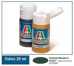 Italeri 4723AP FLAT VERDE MIMETICO 2 20ml