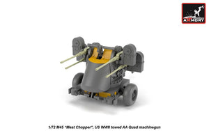 Armory Models 72239 M45 Quadmount, US WWII 4x 12.7mm M2HB Turret on M20 trailer 1/72 – Bild 3