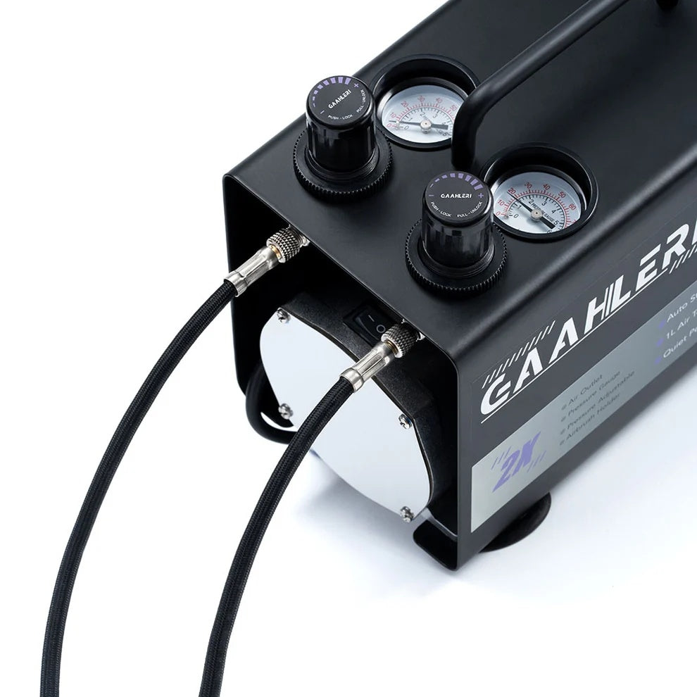 Gaahleri 42878 Dual Drive Series Airbrush Kit Compressor GT-918 (EU)