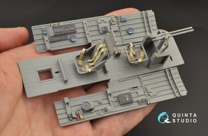 Intérieur imprimé en 3D et coloré sur papier décalcomanie Quinta Studio QD35054 Ju 87G (Border Model) 1/35 – image 3
