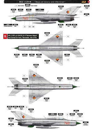 AK Interactive AK148003 MiG-21PFM Days of Glory and Oblivion 1/48 – imagen 4