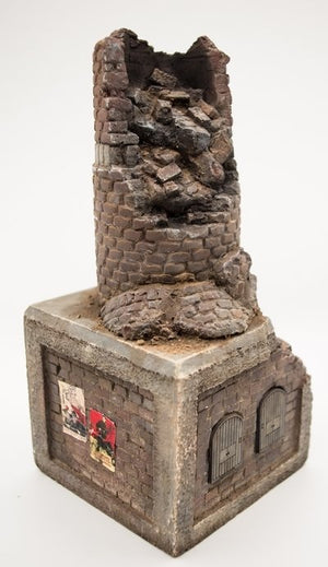 RT-Diorama 35300 Cheminée d&amp;#39;usine en ruine 1/35 – image 6