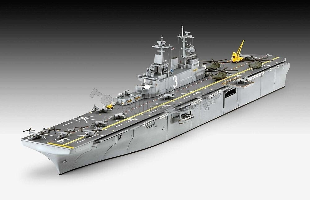 Revell 05178 Porte-avions d&amp;#39;assaut USS WASP CLASSE 1/700 – image 8