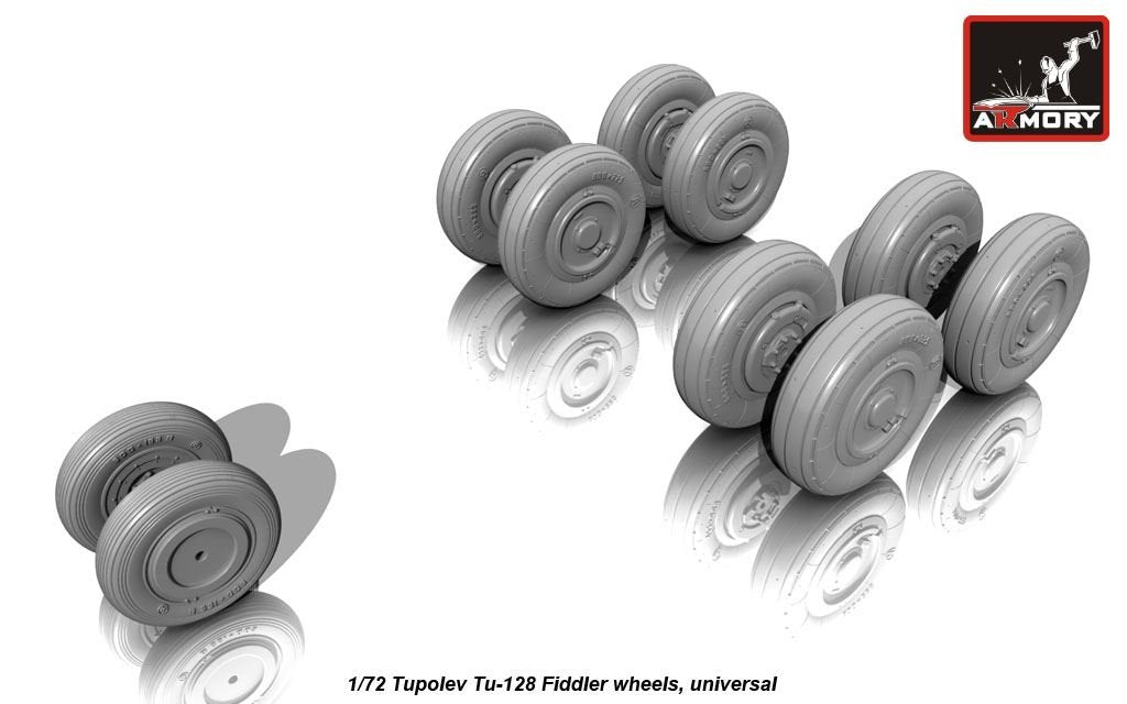 Armory Models AW72041 Tupolev Tu-128 Fiddler wheels 1/72