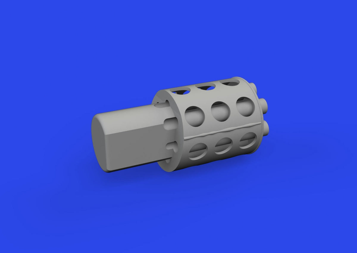 Eduard 6481018 A-10C rotary gun flash suppressor PRINT GREAT WALL HOBBY 1/48 – immagine 3